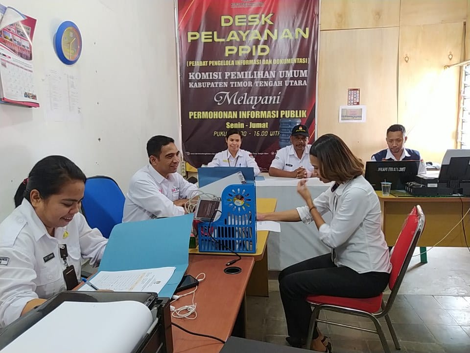 Rapat Bersama Tim PPID KPU Kabupaten TTU